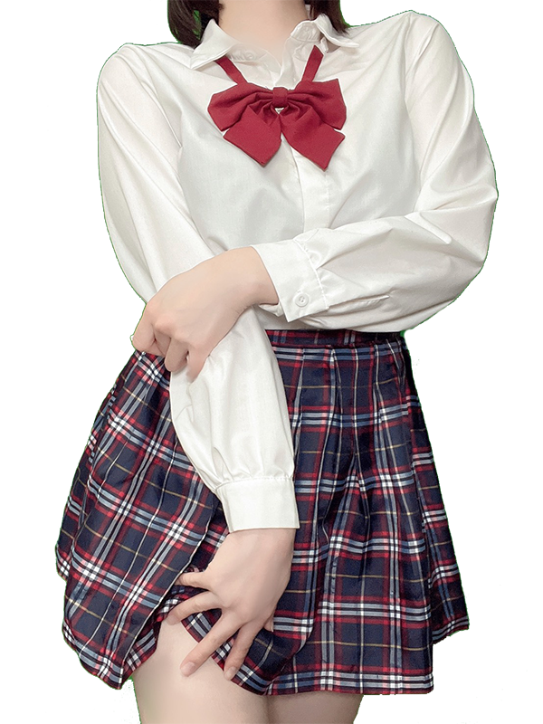 制服（赤チェック）